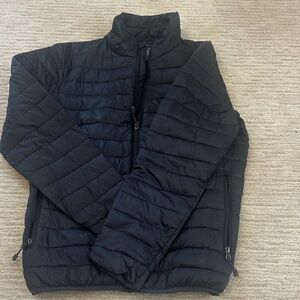 Swiss Tech Men's Black Puffer Jacket